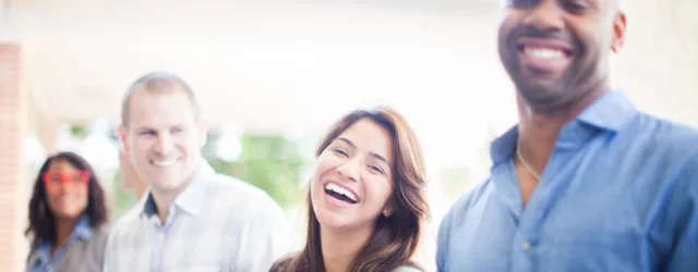 Group of People Laughing
