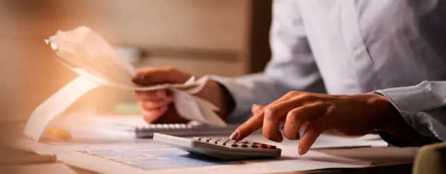Calculator and bills